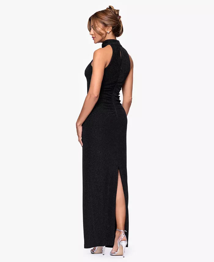 XSCAPE Women's Halter Neck Gown